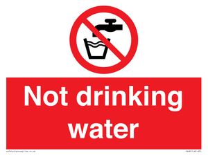 not drinking water